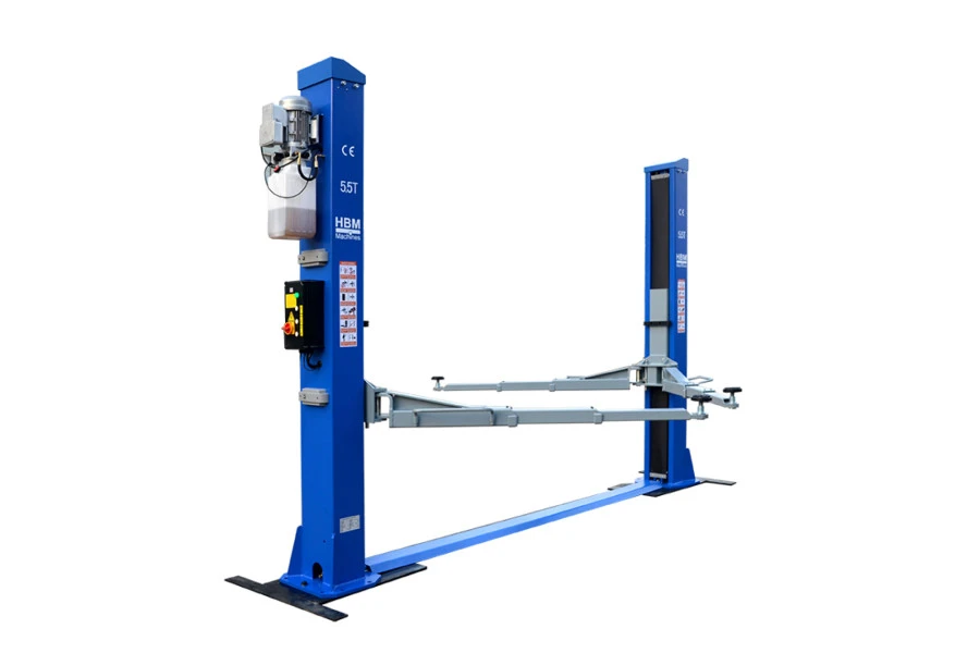 HBM 2 Hydraulische 2 Koloms Hefbrug Met Elektronische Ontgrendeling 5500 Kg 2 HBM 2 Hydraulische 2 Koloms Hefbrug Met Elektronische Ontgrendeling 5500 Kg - Afbeelding 2