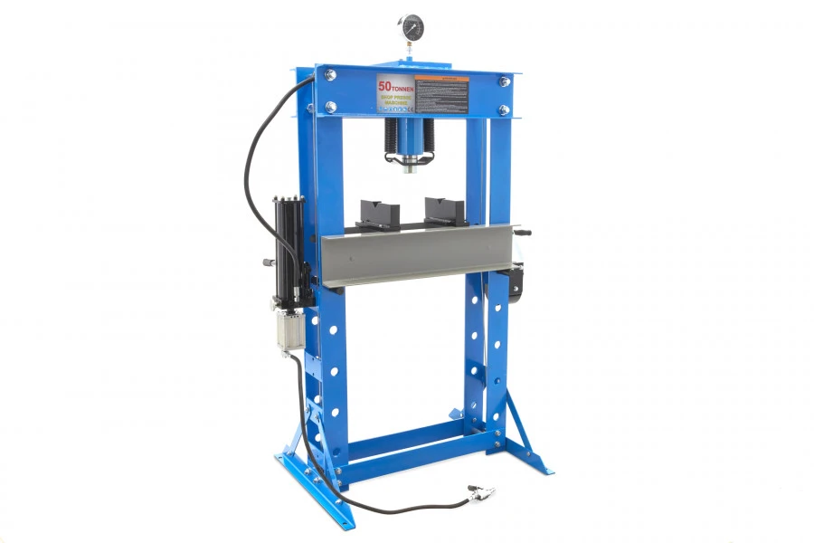 HBM 50 Ton Professionele Hydraulische En Pneumatische Werkplaatspers, Raamwerkpers 2 HBM 50 Ton Professionele Hydraulische En Pneumatische Werkplaatspers, Raamwerkpers - Afbeelding 2