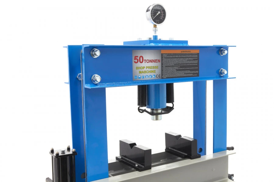 HBM 50 Ton Professionele Hydraulische En Pneumatische Werkplaatspers, Raamwerkpers 4 HBM 50 Ton Professionele Hydraulische En Pneumatische Werkplaatspers, Raamwerkpers - Afbeelding 4