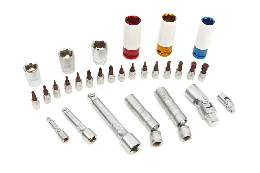 HBM 32 Delige Professionele Momentsleutelset 5 - 220 NM 1 HBM 32 Delige Professionele Momentsleutelset 5 - 220 NM