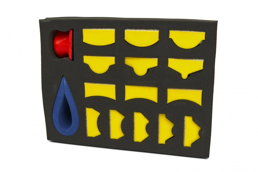 HBM 16 Delige Professionele Schuurblokkenset 1 HBM 16 Delige Professionele Schuurblokkenset