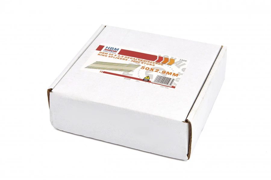 HBM Gegalvaniseerde Ring Spijkers 2 HBM Gegalvaniseerde Ring Spijkers - Afbeelding 2