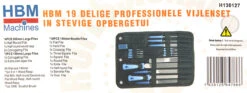 HBM Vijlenset 19-delig 17 HBM Vijlenset 19-delig -Hbm-Machines Winkel hbm 2018 18.jpg 1200x600 d2688ebc88
