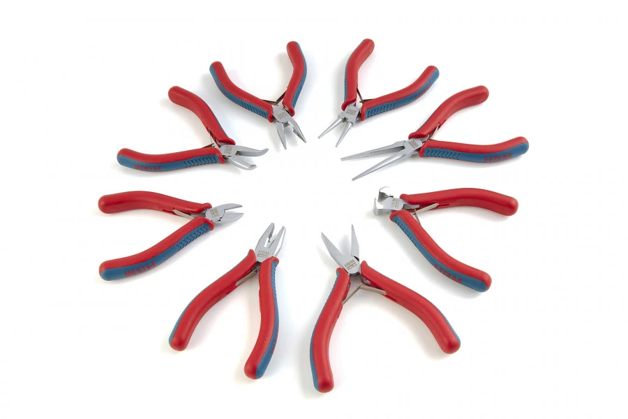 HBM Professionele 8 Delige Precisie Tangenset 1 HBM Professionele 8 Delige Precisie Tangenset