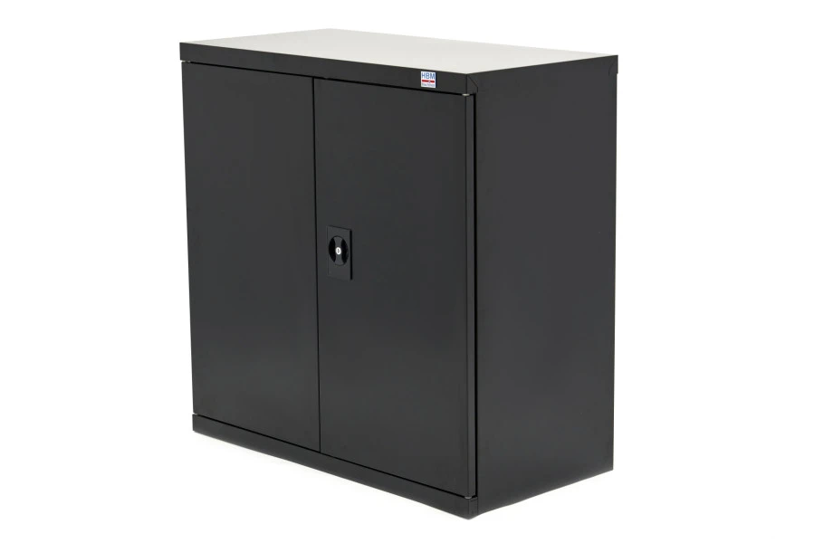 HBM Profi Gereedschapskast 90 X 45 X 90 Cm. Met 3 Planken Zwart 1 HBM Profi Gereedschapskast 90 X 45 X 90 Cm. Met 3 Planken Zwart