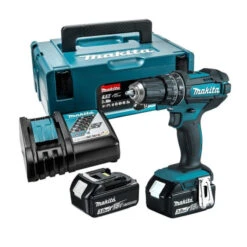 Makita DHP482RFJ Klopboor-/schroefmachine Set 18V 2x 3,0Ah